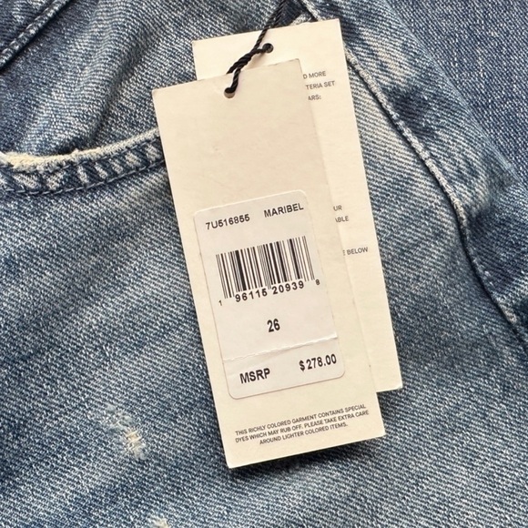 NWT 7 For All Mankind Women’s Original Bootcut In Maribel - Floral - Picture 8 of 9